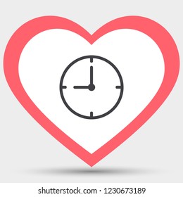 Clock Vector icon