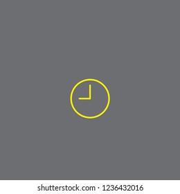 Clock vector icon