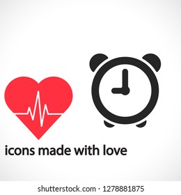 clock vector icon 