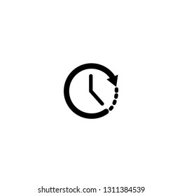 Clock vector icon