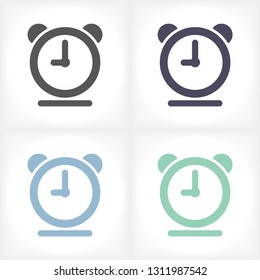 clock vector icon 