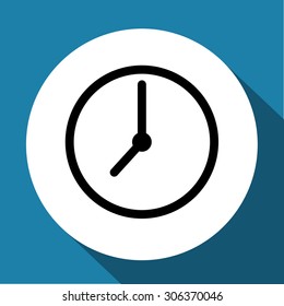 Clock vector icon