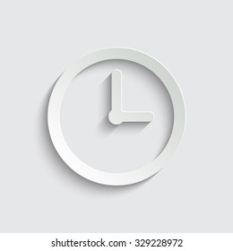 clock - vector icon