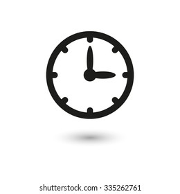 Clock -  vector icon