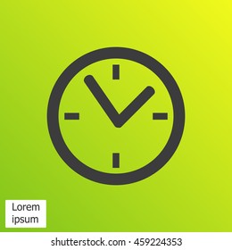 Clock vector icon
