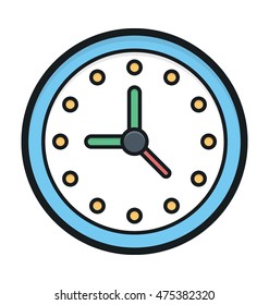 Clock Vector Icon