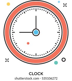 Clock Vector Icon