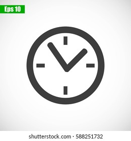 Clock vector icon