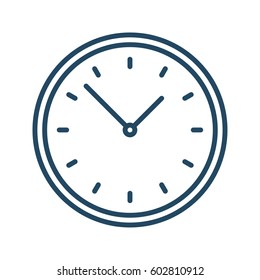 Clock vector icon