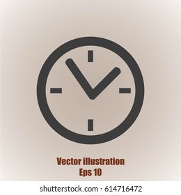 Clock vector icon