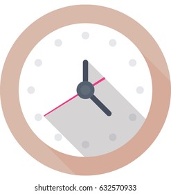 Clock Vector Icon 
