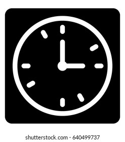 Clock Vector Icon