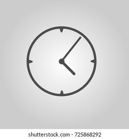 Clock vector icon