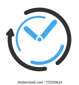 Clock vector icon