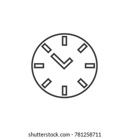 Clock vector icon