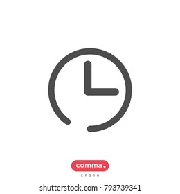 Clock Vector Icon