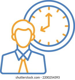 Clock vector icon. Can be used for printing, mobile and web applications.