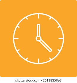 Clock vector icon. Can be used for printing, mobile and web applications.