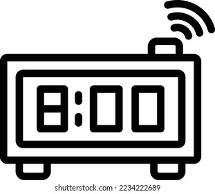 Clock Vector Icon Design Illustration