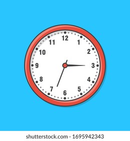 Clock Vector Icon Illustration. Wake Up Symbol. Time Icon