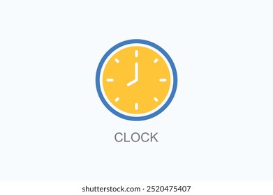 Icono De Vector De Reloj O Ilustración De Logo