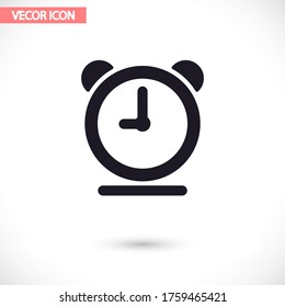 clock vector icon , lorem ipsum Flat design