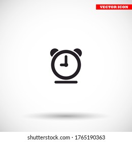 clock vector icon , lorem ipsum Flat design