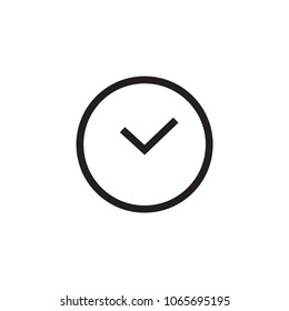 Clock vector icon symbol. Deadline symbol modern, simple, vector, icon for website design, mobile app, ui. Vector Illustration