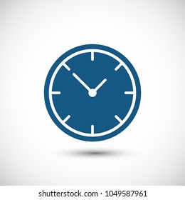 Clock vector icon. Time is a business concept. The symbol of time