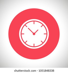 Clock vector icon. Time is a business concept. The symbol of time