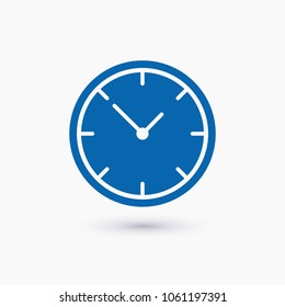 Clock vector icon. Time is a business concept. The symbol of time