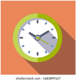 clock vector icon, time object illustration.