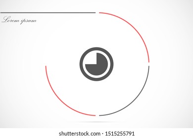 Clock vector icon. watch for time tracking icon. clock world icon. clock hinged icon. 10 EPS lorem ipsum. flat design.