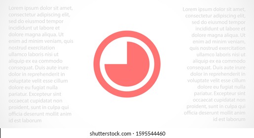 Clock vector icon. watch for time tracking icon. clock world icon. clock hinged icon. 10 EPS lorem ipsum. flat design.