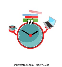 Clock. Vector illustration