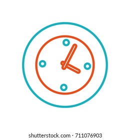 clock  vector  illustration