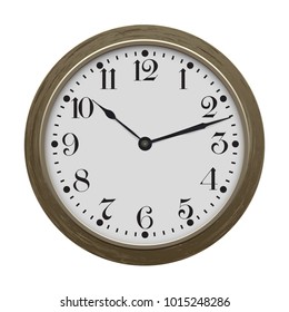 Relógio. Ilustração vetorial isolada sobre fundo branco.