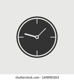 Clock vector illustration symbol for website and graphic design