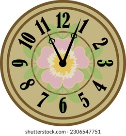 Clock Vector image or clipart