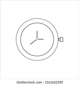clock vector logo icon design
