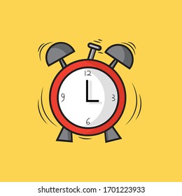 Clock for waking up you. simple design, yellow background color, fun looking.  