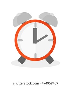 Clock watch alarm vector icon object illustration