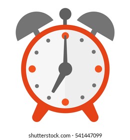 Clock watch alarm vector icon illustration