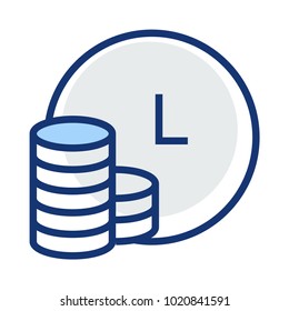 clock watch coin