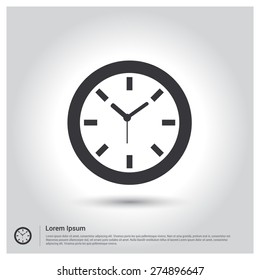 Clock watch icon