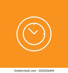 Clock, Watch Icon, stock vector, eps10.