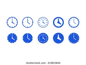 Clock / Watch Icons for Websites and Applications