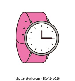 clock watch isolated icon
