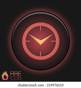 clock. watch sign, Icon watch. symbol time