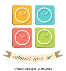 clock. watch sign, Icon watch. symbol time
